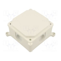 10 pcs : PK-2/P WHITE - Enclosure: junction box, X: 103mm, Y: 103mm, Z: 60mm, wall mount