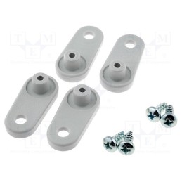 10 pcs : FP 22046 - Suspension for enclosure, polycarbonate, Series: MNX