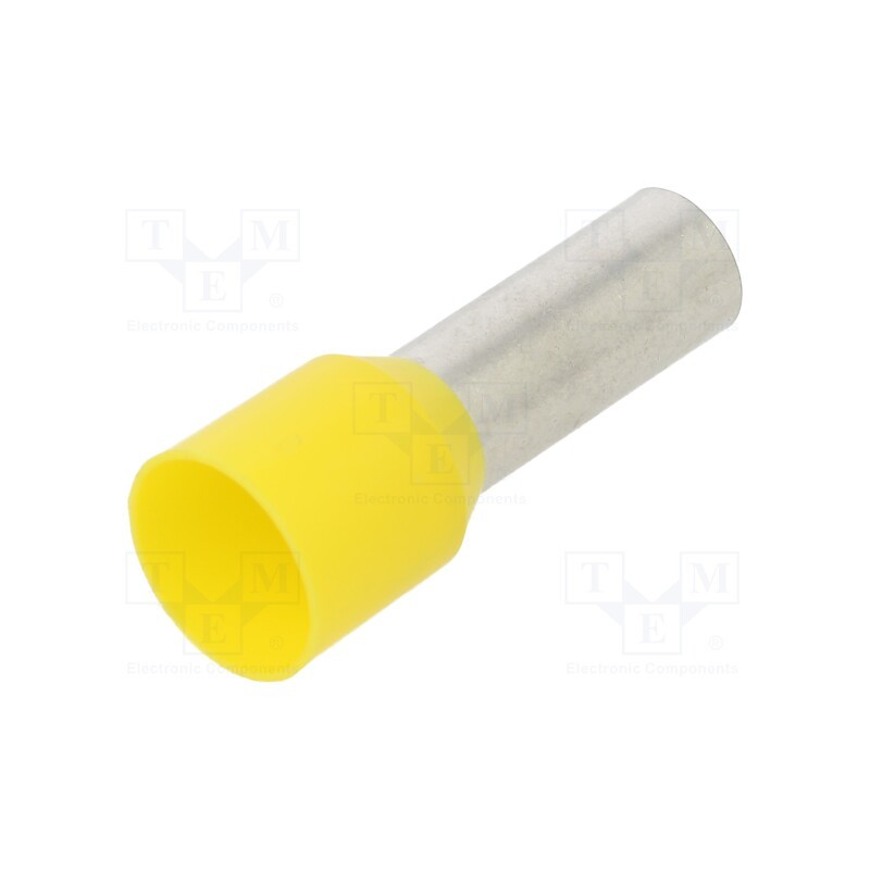 50 pcs : BM006161 - Tip: bootlace ferrule, insulated, copper, 25mm2, 18mm, tinned, 4AWG