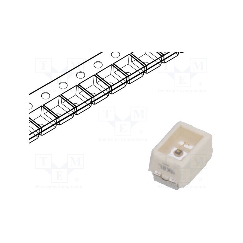 50 pcs : LY M67K-J1K2-26 - LED, SMD, 2014,Mini PLCC2, yellow, 15.2÷30.3mlm, 4.5÷9mcd, 120°
