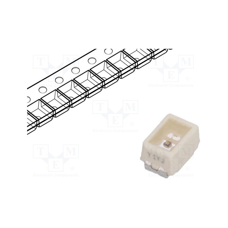 50 pcs : LY M676-R2T1-26 - LED, SMD, 2014,Mini PLCC2, yellow, 480÷950mlm, 140÷280mcd, 120°