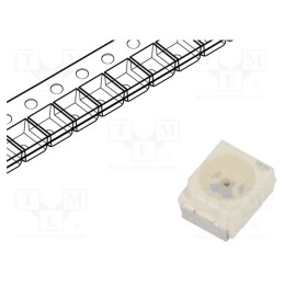 50 pcs : LY T67K-K2M1-26 - LED, SMD, 3528,PLCC2, yellow, 30÷60mlm, 9÷22.4mcd, 3.4x3x2.1mm