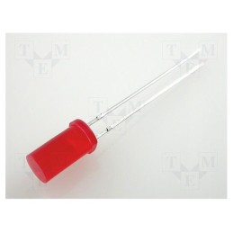 20 pcs : L-483IDT - LED, 5mm, red, 2÷5mcd, 100°, Front: flat, 2÷2.5V, No.of term: 2