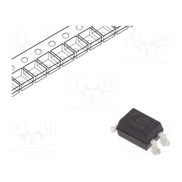 20 pcs : EL817S1(A)(TU) - Optocoupler, SMD, Ch: 1, OUT: transistor, Uinsul: 5kV, Uce: 35V, EL817