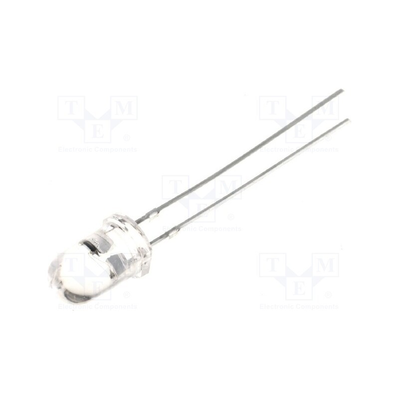 20 pcs : OSYL5X31A - LED, 5mm, yellow, blinking, 1120÷2180mcd, 30°, 4.5÷6V, 20mA