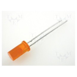 20 pcs : L-483EDT - LED, 5mm, orange, 3÷7mcd, 100°, Front: flat, 2÷2.5V, No.of term: 2