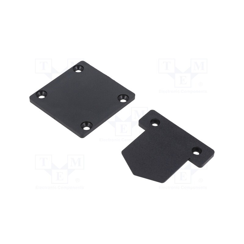 10 pcs : CL003N-S - Clip, black, Series: CLIPS, 64x49x3mm