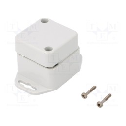 10 pcs : ZP45.45.40UJH TM ABS - Enclosure: multipurpose, X: 45mm, Y: 45mm, Z: 40mm, ZP, ABS, gasket