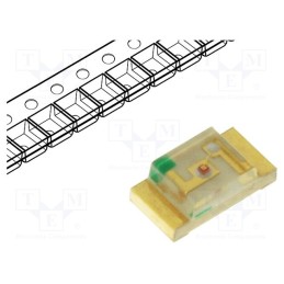 20 pcs : KP-3216SGC - LED, SMD, 1206, green, 3.2÷12.5mcd, 3.2x1.6x1.1mm, 120°, 2.2÷2.5V