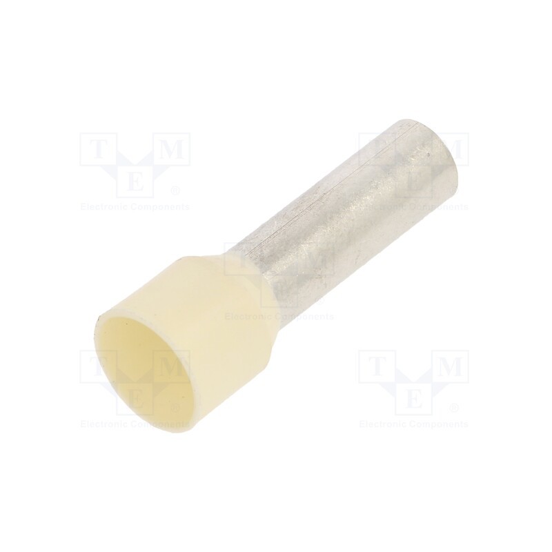 100 pcs : BM00715 - Tip: bootlace ferrule, insulated, copper, 16mm2, 18mm, tinned, 6AWG