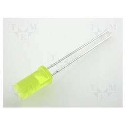20 pcs : L-483YDT - LED, 5mm, yellow, 1÷4mcd, 100°, Front: flat, 2.1÷2.5V, No.of term: 2