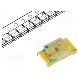 20 pcs : KP-3216EC - LED, SMD, 1206, red, 4÷12mcd, 3.2x1.6x1.1mm, 120°, 2÷2.5V, 20mA