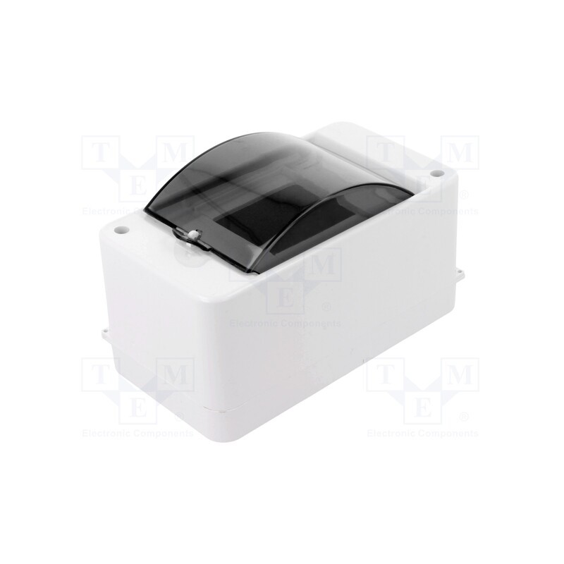 10 pcs : C.2019 - Enclosure: for modular components, IP30, wall mount, white, ABS