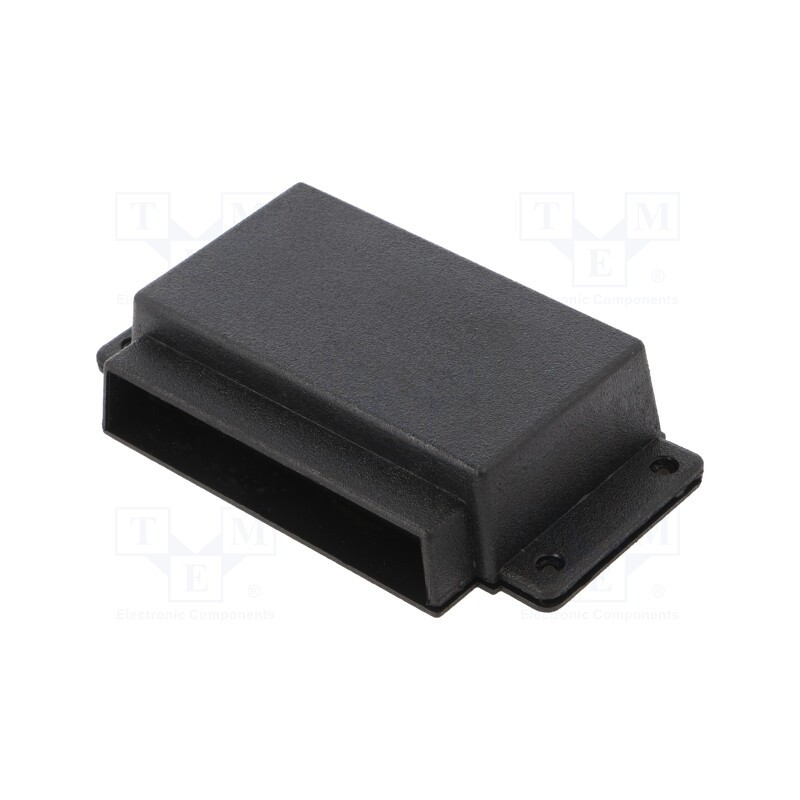 10 pcs : KM-28F/BK - Enclosure: specialist, X: 117mm, Y: 68mm, Z: 28mm, ABS, black