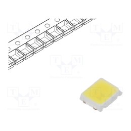 50 pcs : BXFN-40G-11L-3C3-00-0-3 - LED, SMD, 2835, white neutral, 34.5lm, 4000K, 90, 120°, 65mA, 200mW