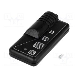 10 pcs : P-11B/4 BK - Enclosure: for remote controller, X: 29mm, Y: 62mm, Z: 9mm
