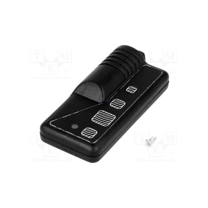 10 pcs : P-11B/4 BK - Enclosure: for remote controller, X: 29mm, Y: 62mm, Z: 9mm