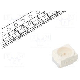 20 pcs : KA-3528SGC - LED, SMD, 3528, green, 12.5÷40mcd, 3.5x2.8mm, 120°, 2.2÷2.5V, 20mA