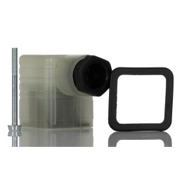 1 pcs - Hirschmann GDML 2P+E DIN 43650 A, Female Solenoid Valve Connector, with Indicator Light, 250 V Voltage