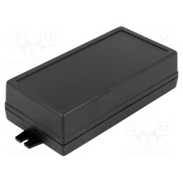 10 pcs : Z52U ABS - Enclosure: multipurpose, X: 74mm, Y: 146mm, Z: 40mm, ABS, black