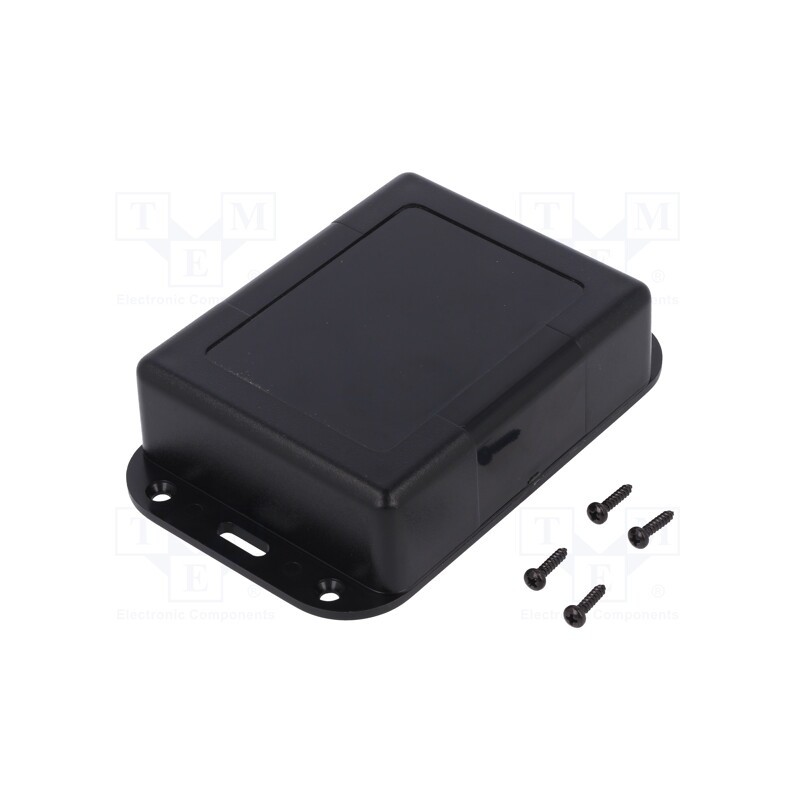 10 pcs : KM-79A BK - Enclosure: multipurpose, X: 81mm, Y: 101mm, Z: 31mm, ABS, black