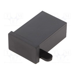10 pcs : KM-58P/BK - Enclosure: specialist, X: 34.6mm, Y: 54.2mm, Z: 20.5mm, ABS, black