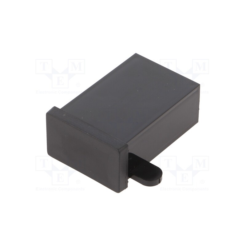 10 pcs : KM-58P/BK - Enclosure: specialist, X: 34.6mm, Y: 54.2mm, Z: 20.5mm, ABS, black