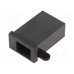 10 pcs : KM-58BO/BK - Enclosure: specialist, X: 34.6mm, Y: 54.2mm, Z: 32.2mm, ABS, black