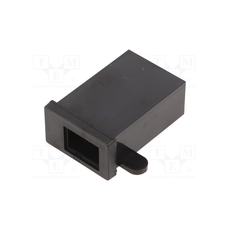 10 pcs : KM-58BO/BK - Enclosure: specialist, X: 34.6mm, Y: 54.2mm, Z: 32.2mm, ABS, black