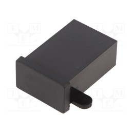 10 pcs : KM-58B/BK - Enclosure: specialist, X: 34.6mm, Y: 54.2mm, Z: 32.2mm, ABS, black