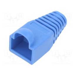 50 pcs : BM01060B - RJ45 plug boot, blue