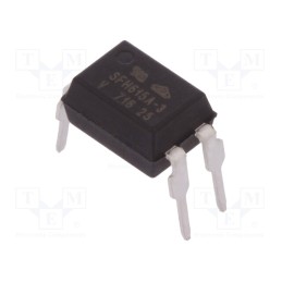 10 pcs : SFH615A-3X001 - Optocoupler, THT, Ch: 1, OUT: transistor, Uinsul: 5.3kV, Uce: 70V