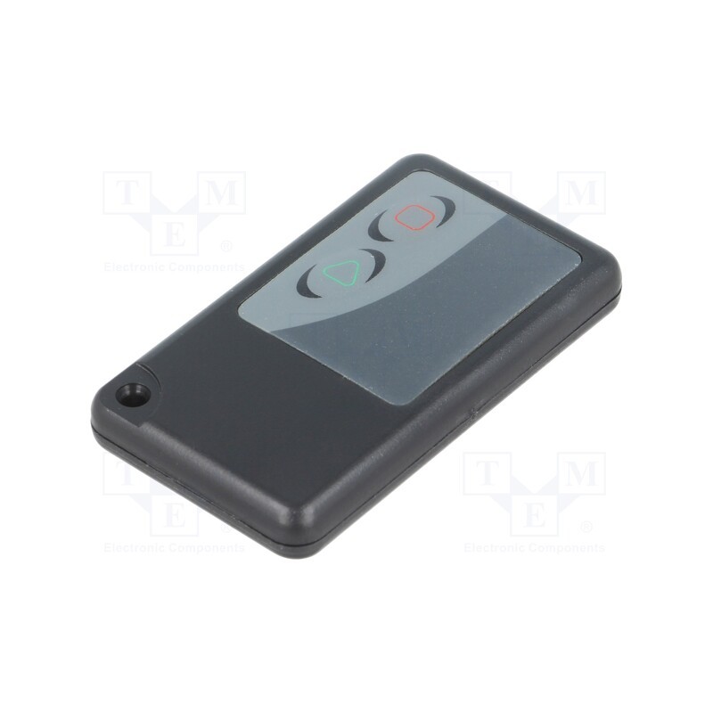 10 pcs : P-22/BK - Enclosure: for remote controller, X: 29mm, Y: 52mm, Z: 7mm