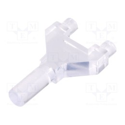 50 pcs : FIX-LEM-180 - Fiber for LED, round, Ø: 3mm, with PCB mounting, UL94V-2