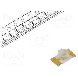 20 pcs : KPTL-3216CGCK - LED, SMD, 1206, green, 55÷100mcd, 3.2x1.6x1.1mm, 80°, 2.1÷2.5V, 20mA