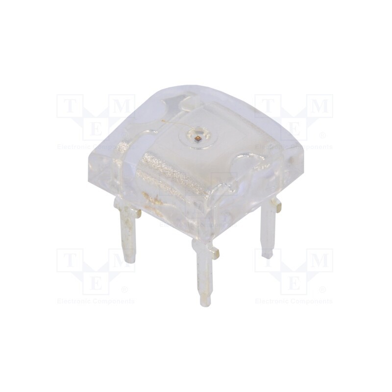 20 pcs : OSY5PAZ4E1D - LED Super Flux, 7.62x7.62mm, yellow, 750÷1200mcd, 140°, 50mA