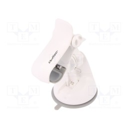 10 pcs : 51209 - Car holder, white, for windscreen, Size: max.6,8'