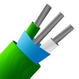 1 pcs - RS PRO Type K Thermocouple Wire, 10m, PVC Insulation, +105°C Max, 7/0.2mm