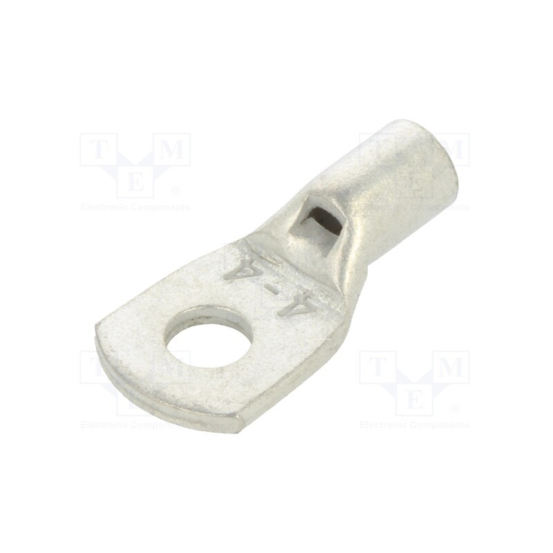 50 pcs : BM013190 - Tip: ring tube, M4, 4mm2, crimped, for cable, non-insulated, tinned