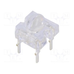 20 pcs : OSY5PAZG71D - LED Super Flux, oval, 7.62x7.62mm, yellow, 4200÷5800mcd, 30mA