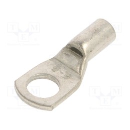 50 pcs : BM013311 - Tip: ring tube, M6, 6mm2, crimped, for cable, non-insulated, tinned