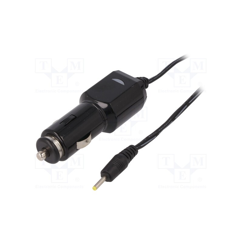 10 pcs : 7898.ŁAD-SAM - USB power supply, 2,5/0,7, Sup.volt: 12÷24VDC, 5V/2.1A, black