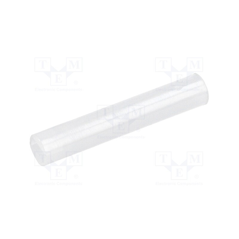 50 pcs : FIX-LEDS-23 - Spacer sleeve, LED, Øout: 4mm, ØLED: 3mm, L: 23mm, natural, UL94V-2