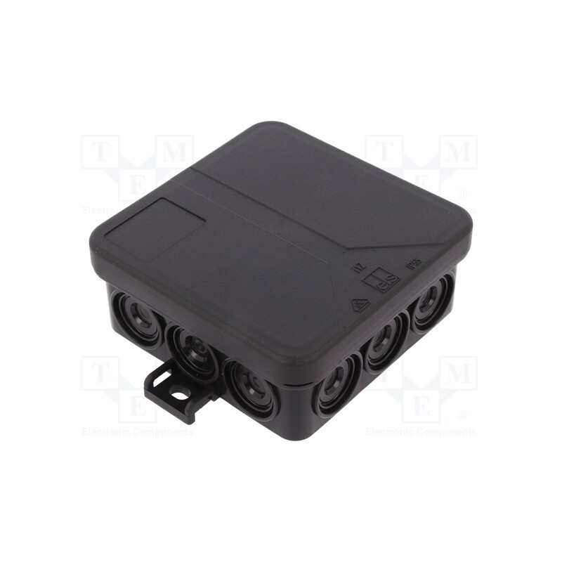 10 pcs : 33221201 - Enclosure: junction box, X: 85mm, Y: 85mm, Z: 37mm, polypropylene PP