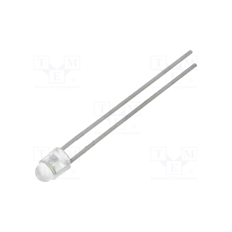 50 pcs : LTW-17KDU3Z - LED, 3.8mm, white cold, 2700÷7600mcd, 40°, Front: convex, 2.8÷3.4V