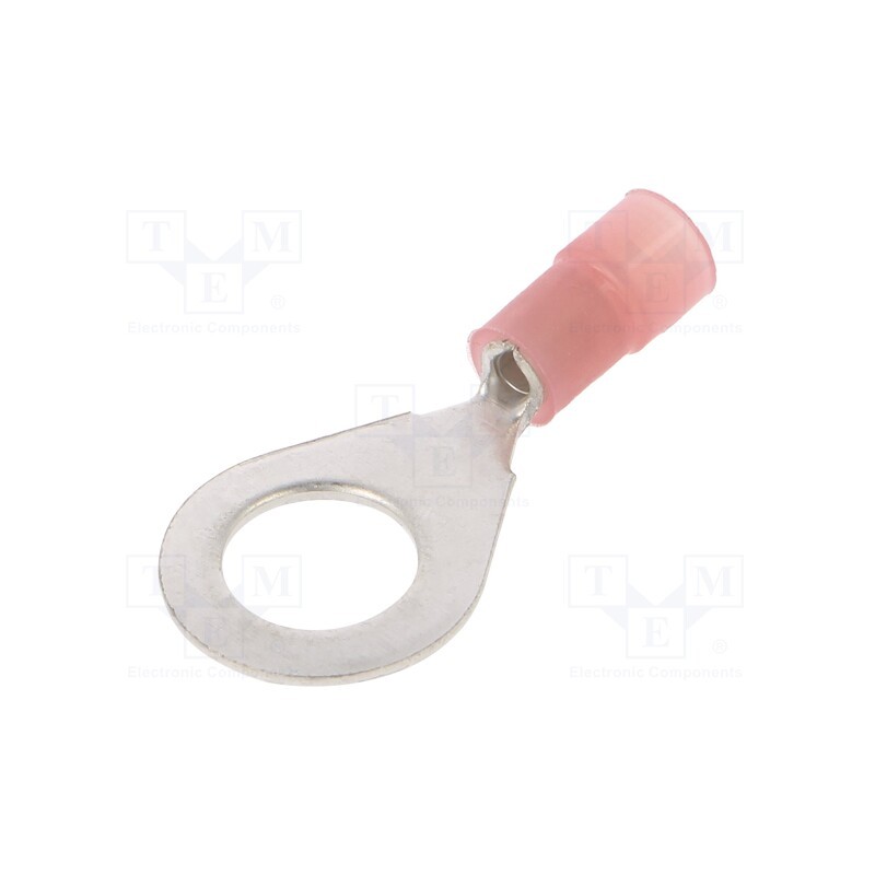 100 pcs : BM80137 - Tip: ring, M8, Ø: 8.3mm, 0.25÷1.5mm2, crimped, for cable, insulated