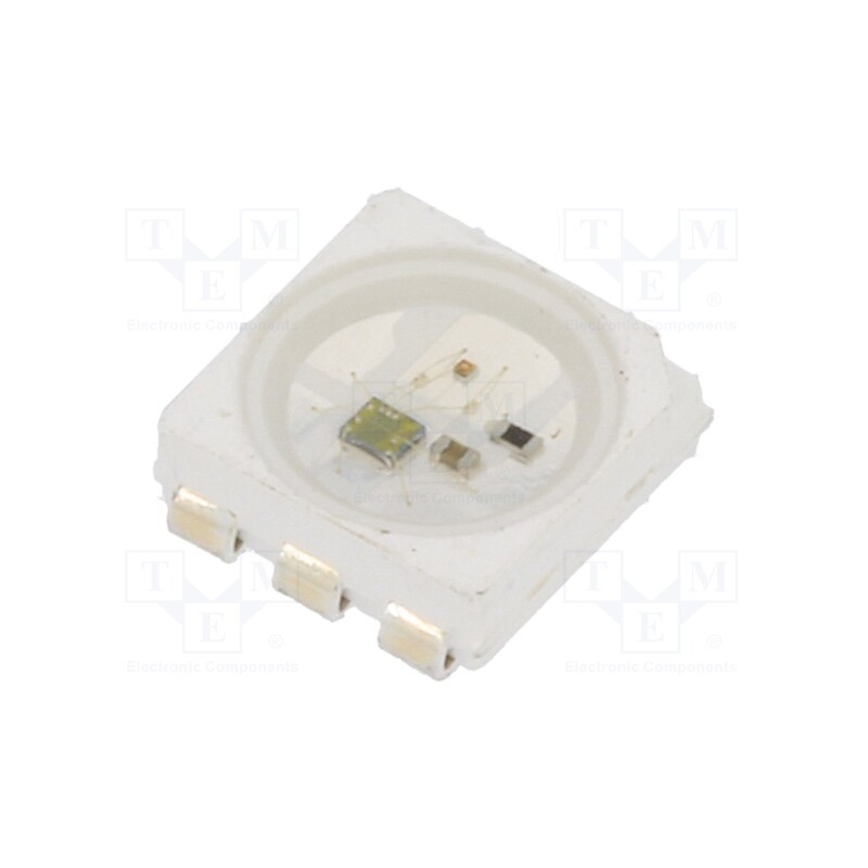 10 pcs : WS2813B-V3 - Programmable LED, SMD, 5050,PLCC6, RGB, 5x5.4x1.65mm, 3.7÷5.3V