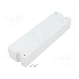 10 pcs : KM-101/GY - Enclosure: multipurpose, X: 40mm, Y: 139mm, Z: 25mm, ABS, grey