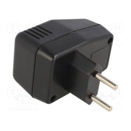 10 pcs : KM-46 BK - Enclosure: for power supplies, X: 45mm, Y: 70mm, Z: 40mm, ABS, black