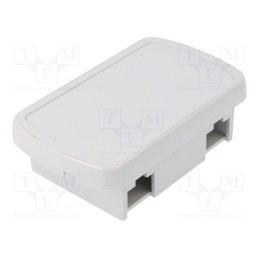 10 pcs : KM-115/GY - Enclosure: multipurpose, X: 66mm, Y: 108mm, Z: 34mm, ABS, grey